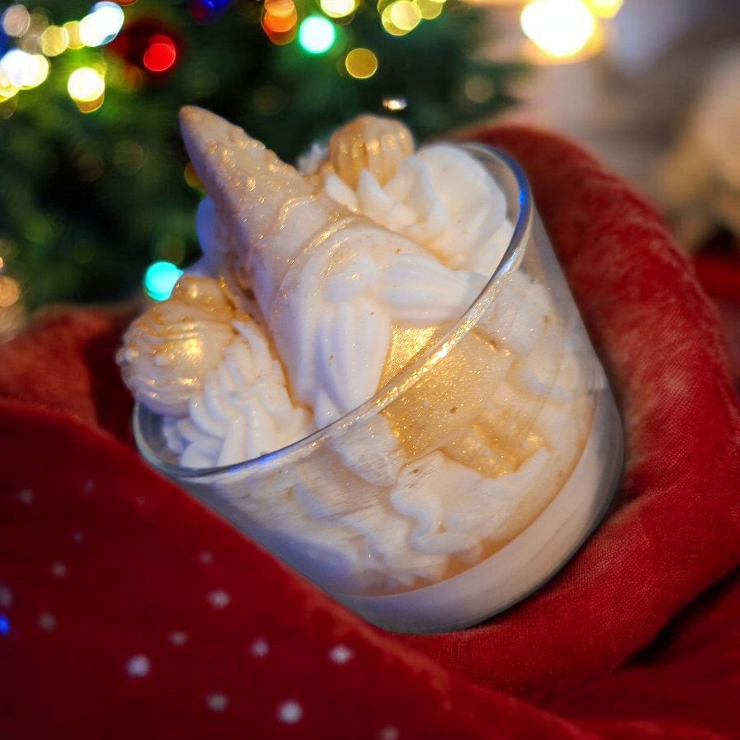 Bougie gnome senteur sapin de Noël