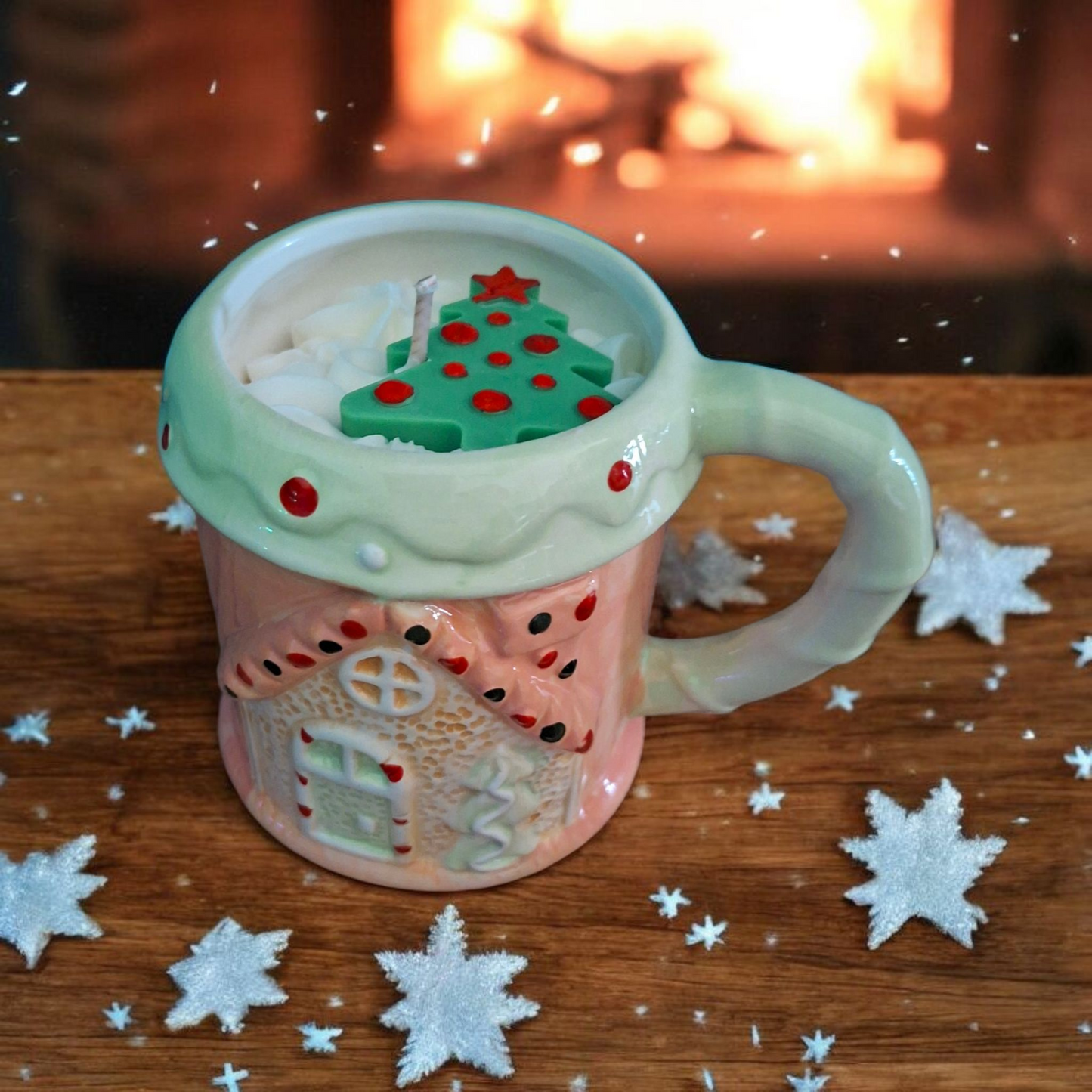Bougie mug Noël