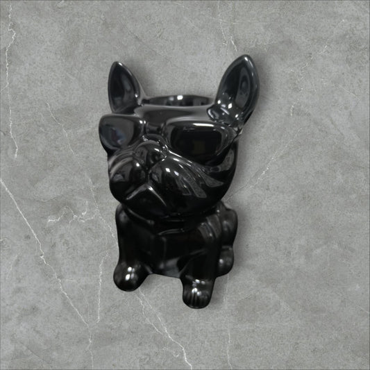 bruleur fondant parfumé bouledogue noir